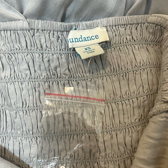 Sundance Maxi Dress Gray Embroidered Sequins Sleeveless Lined New Womens XS - Picture 7 of 7